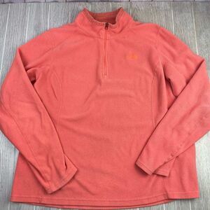 The North Face Women's Fleece Full Zip Up Activewear Jacket Size XL Peach